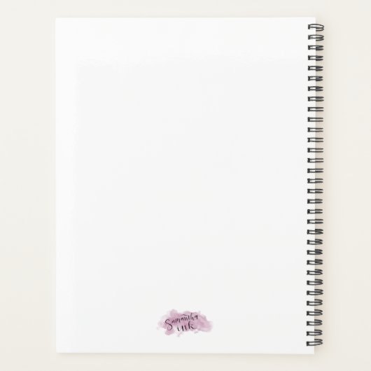 Het geheim om vooruit te komen weekplanner planner (Achterkant)