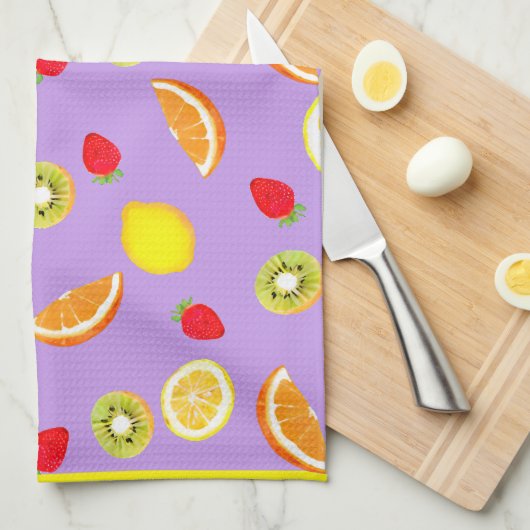 Het geheim: pittige zomervruchten theedoek (Quarter Fold)