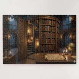 Het geheim van de bibliothecaris: de verborgen doo legpuzzel