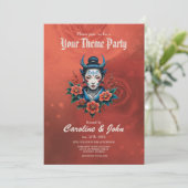 Het geheim van de bleke schoonheid, kaart (Staand voorkant)