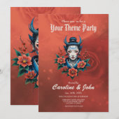 Het geheim van de bleke schoonheid, kaart (Voorkant / Achterkant)