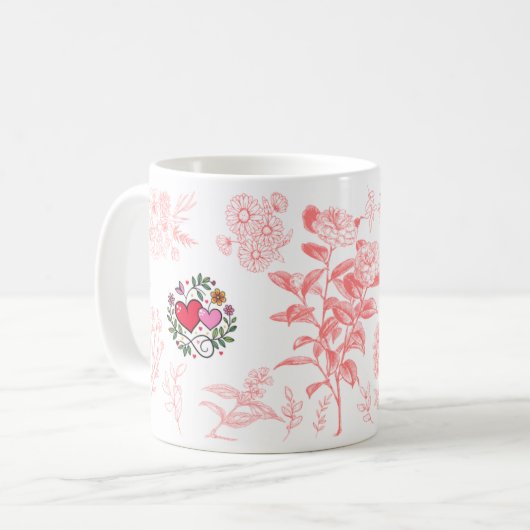 Het geheim van een licht leven koffiemok (Voorkant links)