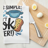 Het geheim van een schone keuken..... theedoek (Quarter Fold)