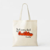 Het geheim van een schrijver tote bag (Achterkant)