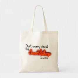 Het geheim van een schrijver tote bag