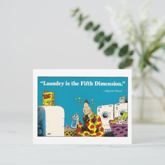 Het geheim van het Briefkaart van de Wasserij (Staand voorkant)