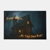 Het geheim van het heksenhuis in het bos deurmat (Voorkant)