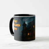 Het geheim van het heksenhuis in het bos mok (Voorkant links)