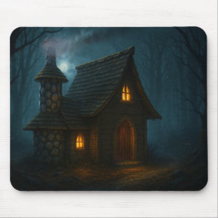 Het geheim van het heksenhuis in het bos muismat