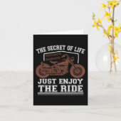 Het geheim van het leven gewoon genieten van de ri kaart (Gele Bloem)