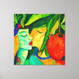 Het geheim van het schilderij Mango II Canvas Afdruk