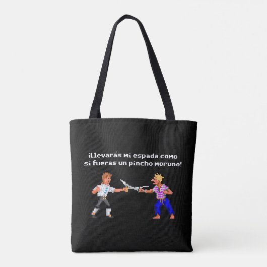 Het geheim van Monkey Island 2 Tote Bag (Achterkant)