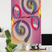 Het geheim van ontwerp 69 Ken Gage Art Poster (Thuiskantoor)