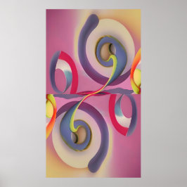 Het geheim van ontwerp 69 Ken Gage Art Poster