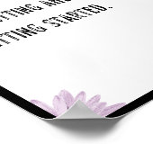 Het geheim van vooruitgaan begint poster (Hoek)