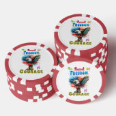 Het Geheim Van Vrijheid Is Moed Poker Chips (Opstapeling)