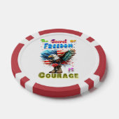 Het Geheim Van Vrijheid Is Moed Poker Chips (Enkel)