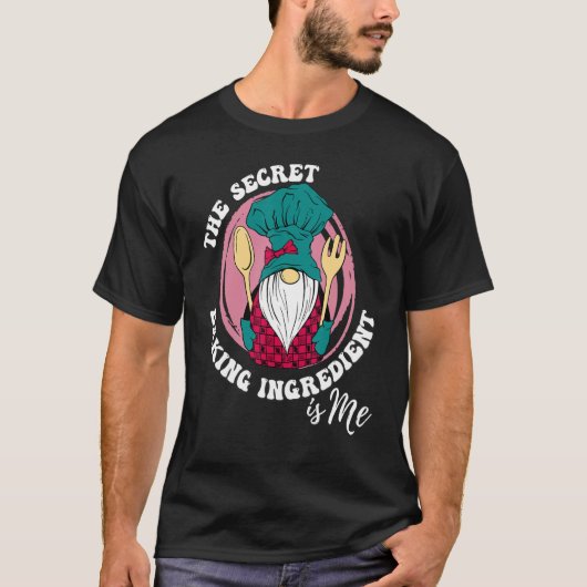 het geheime bakingrediënt is mij koekkerkoekje t-shirt (Voorkant)