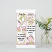 Het geheime boek van de tuin citeert de Bladwijzer Kaart (Staand voorkant)