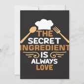 Het Geheime Ingrediënt is Altijd Liefde Schattig (Achterkant)