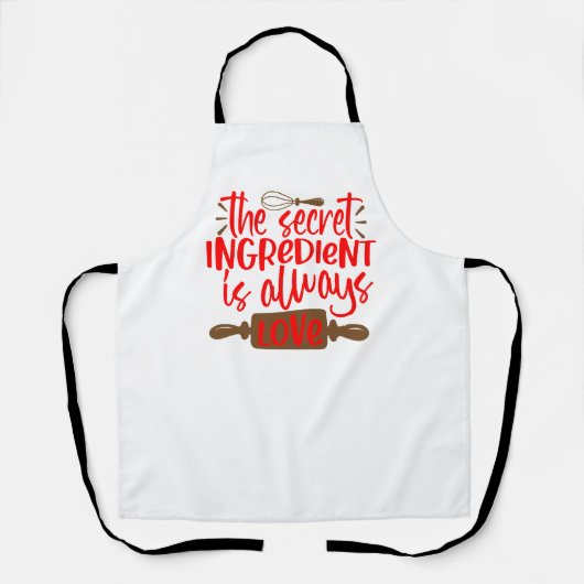 Het geheime ingrediënt is altijd liefde schort (Voorkant)