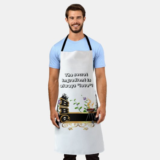 Het geheime ingrediënt is altijd "liefde"! schort (Gedragen)