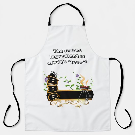 Het geheime ingrediënt is altijd "liefde"! schort (Voorkant)