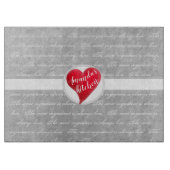 Het geheime ingrediënt is altijd liefdesmarmer har snijplank (Voorkant)