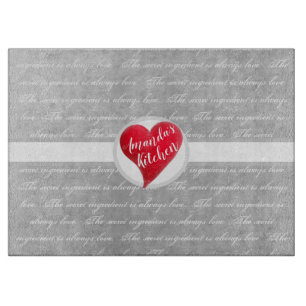 Het geheime ingrediënt is altijd liefdesmarmer har snijplank