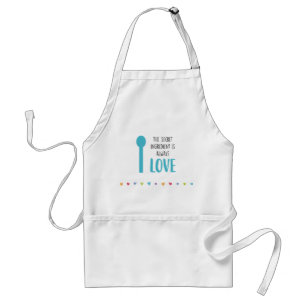 Het geheime ingrediënt is altijd LOVE - Apron Standaard Schort