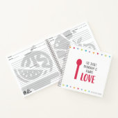 Het geheime ingrediënt is altijd LOVE - Ontvang Notitieboek (Binnen)