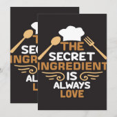 Het geheime ingrediënt is altijd verliefd op het g (Voorkant / Achterkant)