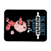 Het geheime ingrediënt is een Valentijn koelkast v Magneet (Horizontaal)