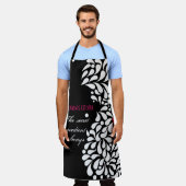 Het geheime ingrediënt is liefde gepersonaliseerd  schort (Gedragen)