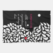 Het geheime ingrediënt is liefde gepersonaliseerd theedoek (Horizontaal)