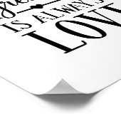 Het geheime ingrediënt is liefde poster (Hoek)