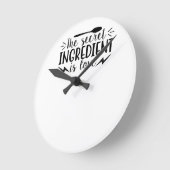 Het geheime ingrediënt is liefde ronde klok (Hoek)