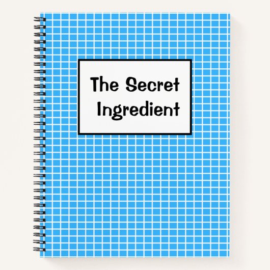 Het geheime ingrediënt recepten notitieboek (Voorkant)