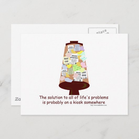 Het geheime Kiosk Briefkaart (Voorkant / Achterkant)