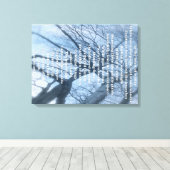 Het geheime leven van bomen canvas afdruk (Insitu (Houten vloer))