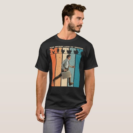 Het geheime leven van Walter Mitty Essential T-Shi T-shirt (Voorkant volledig)