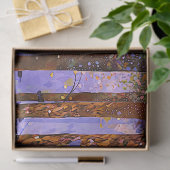 Het geheime pad van de herten - Brede boslandschap Tissuepapier (Geschenk)