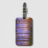 Het geheime pad van het hert - Breed boslandscha Bagagelabel (Voorkant (verticaal))