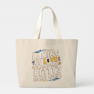 Het geheime recept van oma Betty Grote Tote Bag