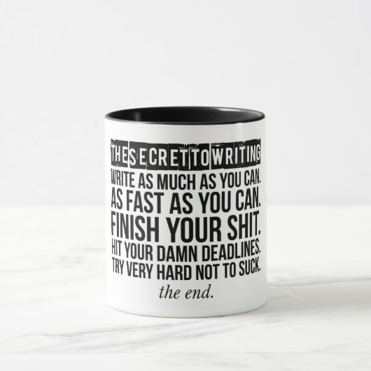 HET GEHEIME TE SCHRIJVEN: Mok (Midden)