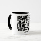 HET GEHEIME TE SCHRIJVEN: Mok (Voorkant links)