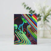 Het Geheime Verjaardagsfeestje Ken Gage Surrealism Briefkaart (Staand voorkant)