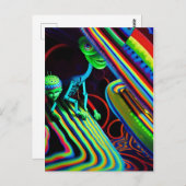 Het Geheime Verjaardagsfeestje Ken Gage Surrealism Briefkaart (Voorkant / Achterkant)