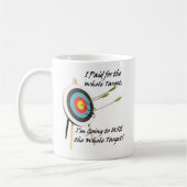 Het gehele doel - Archery Koffiemok (Links)