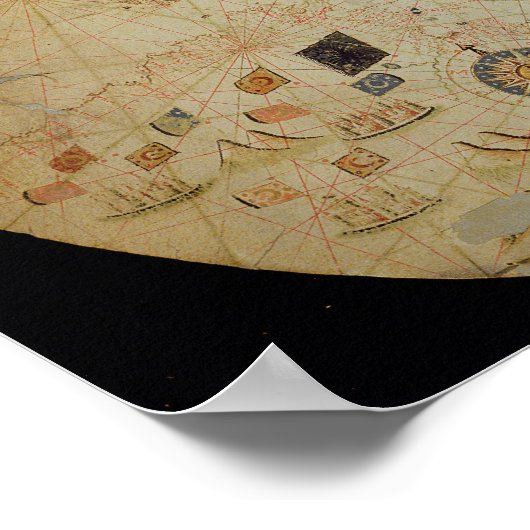 Het gehele Middellandse-Zeebekken Poster (Hoek)